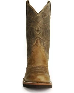 Ariat Men's Heritage Crepe Western Boots -Best Cowboy Boot Store 030188 B8 FT