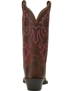 Ariat Women's Round Up Square Toe Western Boots -Best Cowboy Boot Store 031769 41 BK
