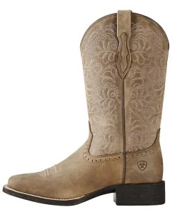 Ariat Women's Rich Brown Round Up Remuda Western Boots - Square Toe 14 Ariat Women's Rich Brown Round Up Remuda Western Boots - Square Toe -Best Cowboy Boot Store 031B57 7082 P2