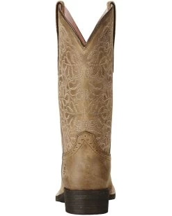 Ariat Women's Rich Brown Round Up Remuda Western Boots - Square Toe 15 Ariat Women's Rich Brown Round Up Remuda Western Boots - Square Toe -Best Cowboy Boot Store 031B57 7082 P3