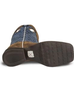 Twisted X Men's Distressed Ruff Stock Western Boots - Broad Square Toe -Best Cowboy Boot Store 036B30 B1 BM