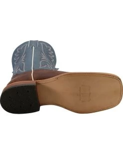 Tony Lama Men's Americana Western Boots - Broad Square Toe -Best Cowboy Boot Store 036F27 C4 BM