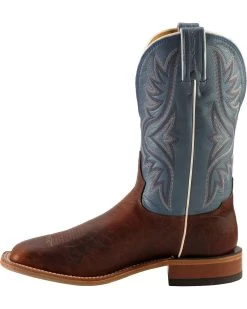 Tony Lama Men's Americana Western Boots - Broad Square Toe -Best Cowboy Boot Store 036F27 C4 LT