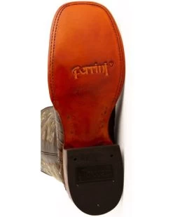 Ferrini Men's Caiman Croc Print Western Boots - Broad Square Toe -Best Cowboy Boot Store 036G45 36 P7