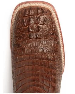 Ferrini Men's Caiman Croc Print Western Boots - Broad Square Toe -Best Cowboy Boot Store 036G45 7059 P6
