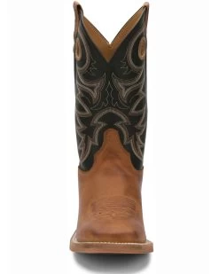 Justin Men's Caddo Bent Rail Western Boots - Broad Square Toe -Best Cowboy Boot Store 036P11 35 P5