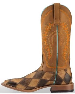 Horse Power By Anderson Bean Men's Patchwork Boots 11 Horse Power By Anderson Bean Men's Patchwork Boots -Best Cowboy Boot Store 036S39 41 LT
