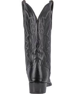 El Dorado Men's Round Toe Vanquished Calf Western Boots -Best Cowboy Boot Store 036V29 89 BK