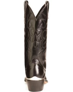 Laredo Men's Lizard Print Western Boots - Pointed Toe -Best Cowboy Boot Store 038173 89 BK