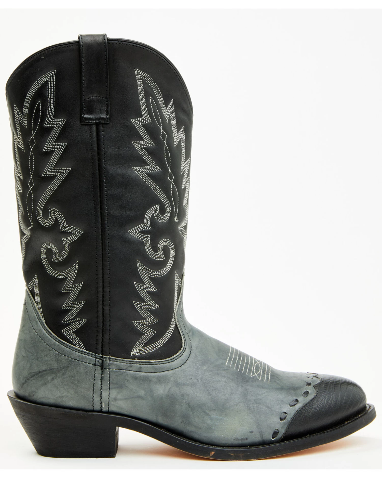 Laredo Men's Flagstaff Wingtip Western Boots 4 Laredo Men's Flagstaff Wingtip Western Boots - Image 2