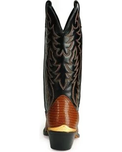 Laredo Lizard Print Western Boots -Best Cowboy Boot Store 038558 PJ BK