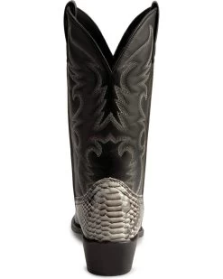 Laredo Men's Monty Snake Print Western Boots -Best Cowboy Boot Store 038641 19 BK