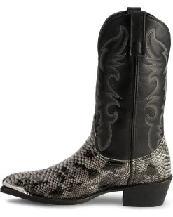 Laredo Men's Monty Snake Print Western Boots -Best Cowboy Boot Store 038641 19 LT