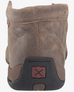 Twisted X Bomber Leather Lace-Up Driving Moccasins -Best Cowboy Boot Store 038680 7054 P4