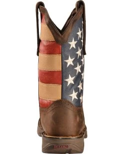 Durango Men's Patriotic Square Toe Western Boots 15 Durango Men's Patriotic Square Toe Western Boots -Best Cowboy Boot Store 038782 41 BK
