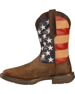 Durango Men's Patriotic Square Toe Western Boots 11 Durango Men's Patriotic Square Toe Western Boots -Best Cowboy Boot Store 038782 41 LT