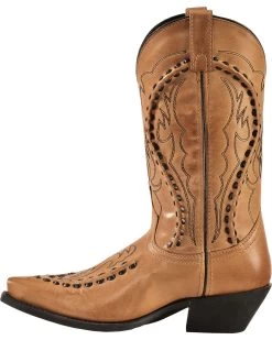 Laredo Men's Laramie Snip Toe Western Boots -Best Cowboy Boot Store 038B82 BE LT