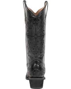 Circle G Women's Cross Embroidered Western Boots -Best Cowboy Boot Store 0450W4 89 BK