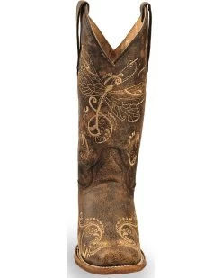 Circle G Women's Dragonfly Embroidered Western Boots - Square Toe 12 Circle G Women's Dragonfly Embroidered Western Boots - Square Toe -Best Cowboy Boot Store 0451P7 41 FT