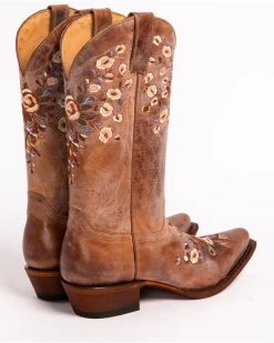 Shyanne Women's Maisie Floral Embroidered Western Leather Boots - Snip Toe 15 Shyanne Women's Maisie Floral Embroidered Western Leather Boots - Snip Toe -Best Cowboy Boot Store 04542N 41 BK