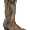 Laredo Women's Lucretia Studded Snake Inlay Western Boots - Snip Toe