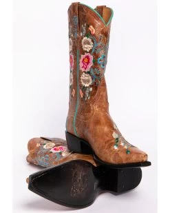 Macie Bean Women's Rose Garden Western Boots - Snip Toe -Best Cowboy Boot Store 0458L9 D2 BM