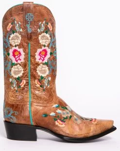 Macie Bean Women's Rose Garden Western Boots - Snip Toe -Best Cowboy Boot Store 0458L9 D2 LT