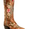 Macie Bean Women's Rose Garden Western Boots - Snip Toe