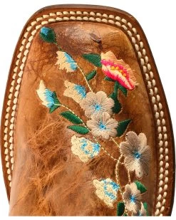 Macie Bean Women's Rose Garden Western Boots - Broad Square Toe -Best Cowboy Boot Store 0458M2 D2 TP