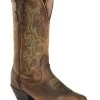 Justin Women's 12" Square Toe Stampede Western Boots -Best Cowboy Boot Store 045E79 PH P1