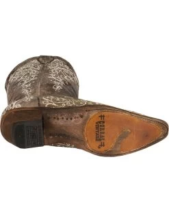 Corral Women's Crater With Bone Embroidery Western Boots - Snip Toe 13 Corral Women's Crater With Bone Embroidery Western Boots - Snip Toe -Best Cowboy Boot Store 045S76 41 BM