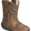 Old West Toddler Boys' Crazy Horse Boots - Round Toe