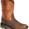 Ariat Boys' Earth Workhog Western Boots - Broad Square Toe -Best Cowboy Boot Store 053711 B8 P1