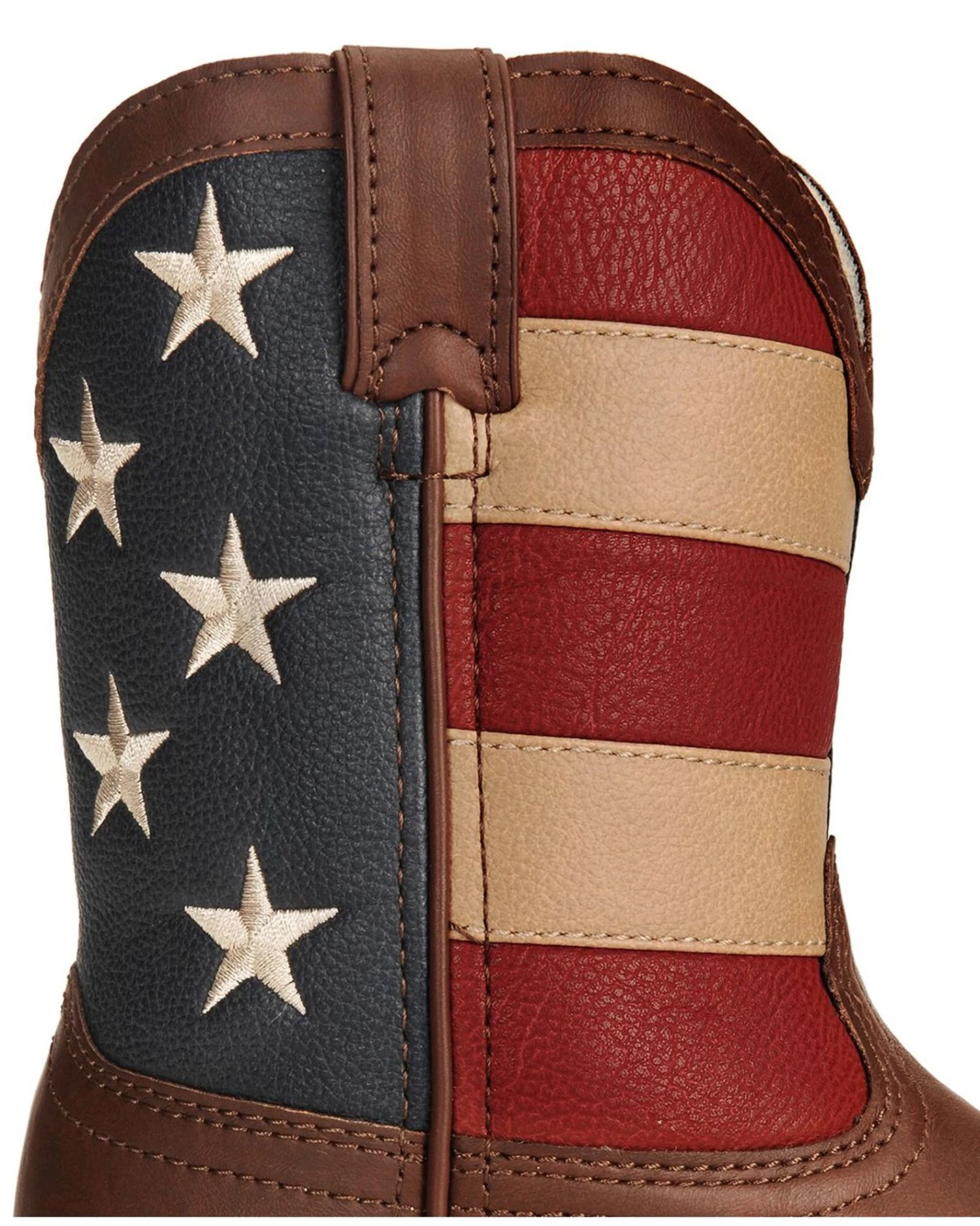 Durango Boys' American Flag Western Boots - Square Toe 4 Durango Boys' American Flag Western Boots - Square Toe - Image 2