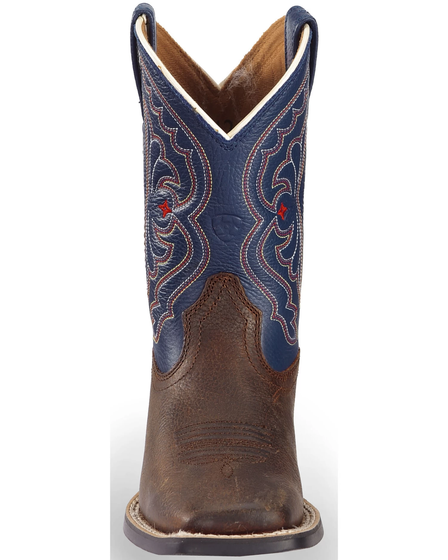 Ariat Boys' Royal Blue Quickdraw Western Boots - Square Toe 6 Ariat Boys' Royal Blue Quickdraw Western Boots - Square Toe - Image 4