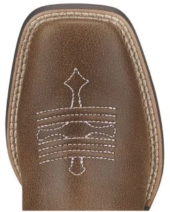 Ariat Little Girls' Tombstone Boots - Square Toe 10 Ariat Little Girls' Tombstone Boots - Square Toe -Best Cowboy Boot Store 053H96 ZS TP