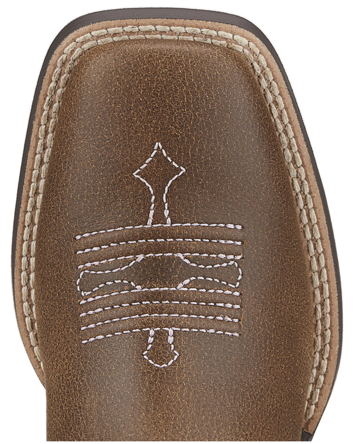 Ariat Little Girls' Tombstone Boots - Square Toe 6 Ariat Little Girls' Tombstone Boots - Square Toe - Image 4