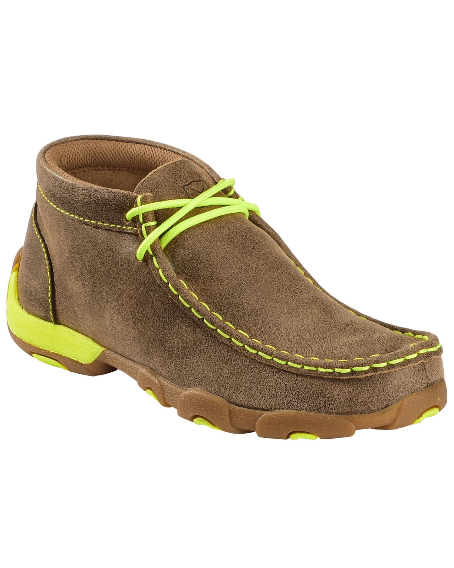Twisted X Boys' Leather Driving Mocs - Moc Toe 3 Twisted X Boys' Leather Driving Mocs - Moc Toe