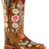 Macie Bean Little Girls' Honey Bunch Western Boots - Square Toe -Best Cowboy Boot Store 053P11 22 P1