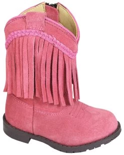 Smoky Mountain Toddler Girls' Hopalong Fringe Western Boots - Round Toe