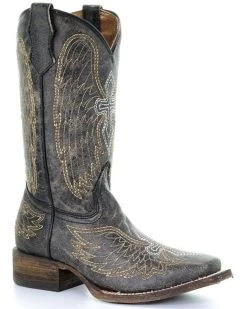 Corral Boys' Goldie Winged Western Boots - Square Toe