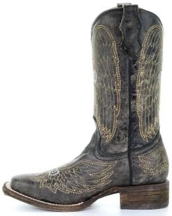 Corral Boys' Goldie Winged Western Boots - Square Toe 9 Corral Boys' Goldie Winged Western Boots - Square Toe -Best Cowboy Boot Store 2000054587 001 P3