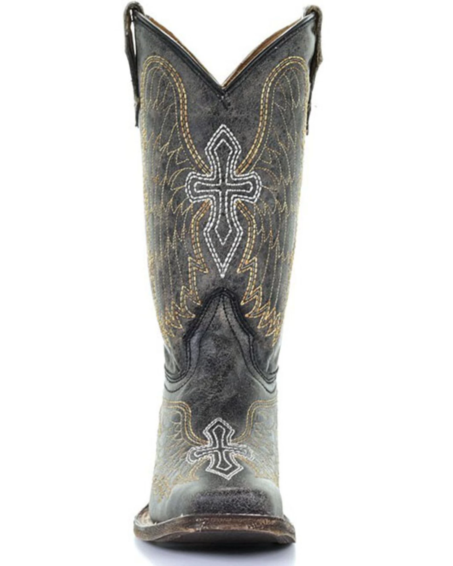 Corral Boys' Goldie Winged Western Boots - Square Toe 7 Corral Boys' Goldie Winged Western Boots - Square Toe - Image 5