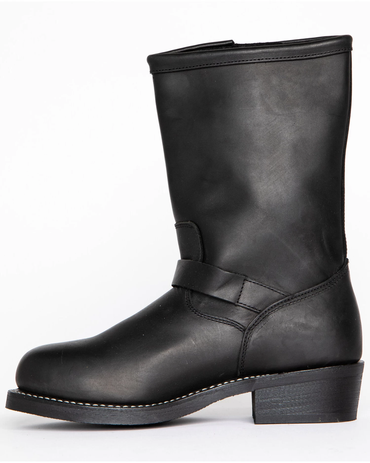 Brothers & Sons Men's Engineer Motorcycle Boots - Round Toe 5 Brothers & Sons Men's Engineer Motorcycle Boots - Round Toe - Image 3