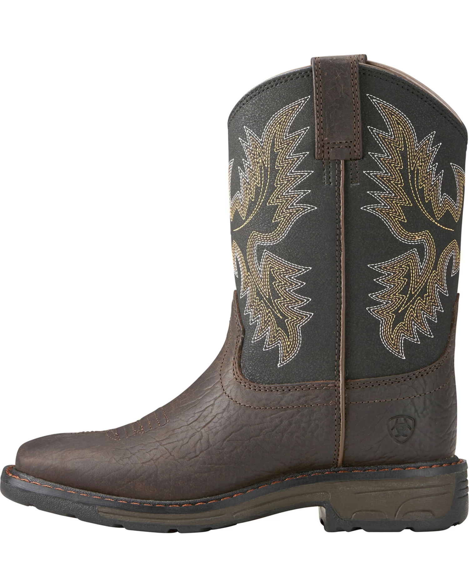 Ariat Youth Boys' Workhog Bruin Western Boots 8 Ariat Youth Boys' Workhog Bruin Western Boots - Image 6