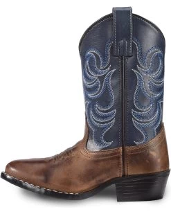 Cody James Boys' Two-Tone Embroidered Western Boots - Round Toe 10 Cody James Boys' Two-Tone Embroidered Western Boots - Round Toe -Best Cowboy Boot Store 2000221649 200 LT