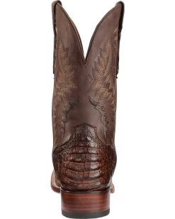 El Dorado Men's Handmade Caiman Belly Stockman Boots - Broad Square Toe 15 El Dorado Men's Handmade Caiman Belly Stockman Boots - Broad Square Toe -Best Cowboy Boot Store 2000221946 221 BK