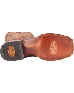 El Dorado Men's Handmade Caiman Back Brass Stockman Boots - Broad Square Toe 25 El Dorado Men's Handmade Caiman Back Brass Stockman Boots - Broad Square Toe -Best Cowboy Boot Store 2000221949 221 BM