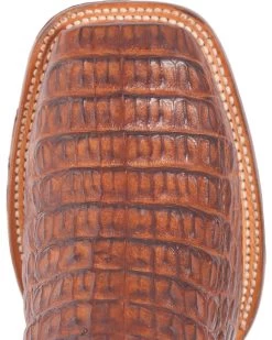 El Dorado Men's Handmade Caiman Back Brass Stockman Boots - Broad Square Toe 26 El Dorado Men's Handmade Caiman Back Brass Stockman Boots - Broad Square Toe -Best Cowboy Boot Store 2000221949 221 TP