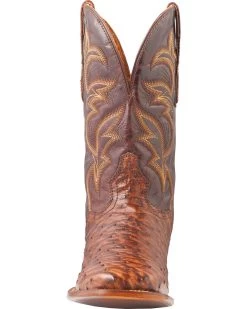 El Dorado Men's Handmade Full Quill Ostrich Stockman Boots - Broad Square Toe 11 El Dorado Men's Handmade Full Quill Ostrich Stockman Boots - Broad Square Toe -Best Cowboy Boot Store 2000221953 221 FT